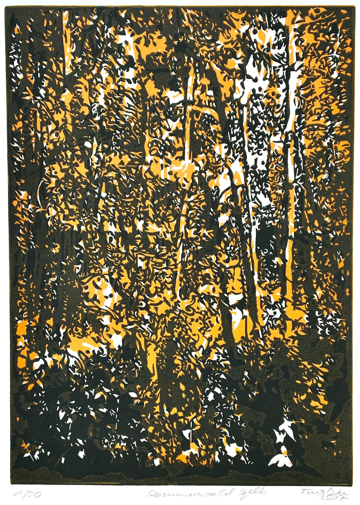 Tina Numberger Linoprint 07